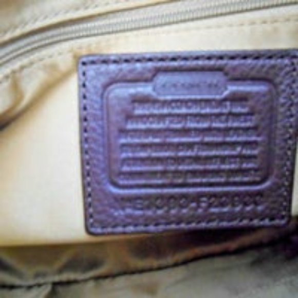 COACH PARK SIGNATURE FLAP LARGE SHOULDER BAG  SV / KHAKI / MAHOGANY F23933   NWT - Picture 8 of 12